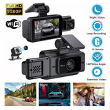 1080P Car Dash Camera Video DVR Recorder Front and Rear Night Vision Dual Cam