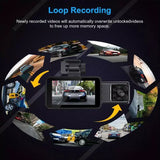 1080P Car Dash Camera Video DVR Recorder Front and Rear Night Vision Dual Cam