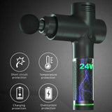 POWERFUL LCD Massage Gun 6 Heads Percussion Vibration Muscle Therapy Deep Tissue