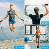 Skipping Jump Rope Exercise Adjustable Steel Wire Bearing Fast Speed Yoga Gym