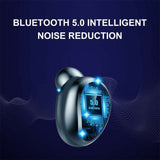 TWS Bluetooth 5.0 Wireless Headset Earphones Stereo Sport Gym Earbuds Waterproof