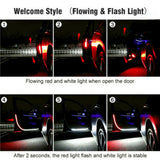 2PCS Car Door Open Warning Lights LED Strip Universal Atmosphere Parking Lamp