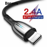 Baseus Cable Fast Charging Charger Cord compatible with iPhone XS XR 8 7 6 iPad
