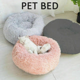 Dog Cat Pet Calming Bed Warm Soft Plush Nest Comfy Sleeping Kennel Cave Mat Pad