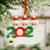 2020 Xmas Family Santa Christmas Tree Hanging Family Ornament Decorations Gifts