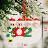 2020 Xmas Family Santa Christmas Tree Hanging Family Ornament Decorations Gifts