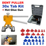 30X Tab Kit Dent Puller Car Body Hail Repair Lifter Kit & 40W Hot Glue Gun