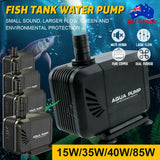 1500-6000LPH Submersible Water Pump Fish Tank Aquarium Waterfall Marine Fountain