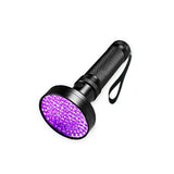 100 LED UV Flashlight Torch Light Lamp Ultraviolet Blacklight Aluminum 395 nM