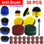 30PC Drill Brush Tub Clean Electric Grout Power Scrubber Cleaning Combo Tool Set