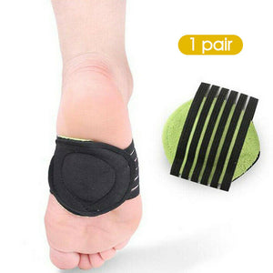 1/2pair Foot Heel Pain Relief Plantar Fasciitis Insole Pads & Arch Support Shoes