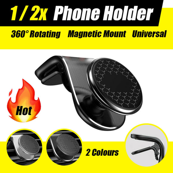 360° Rotate Phone Holder Car Magnetic Mount Stand Universal iPhone Samsung