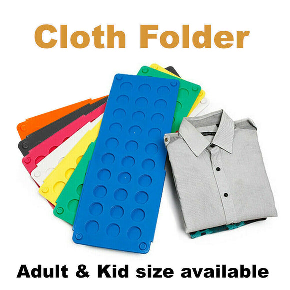 T Shirt Top Folder Cloth Magic Folding Board Flip Fold Laundry Organizer 2 Sizes
