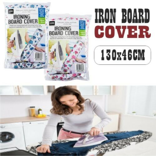 130x46CM Ironing Board Printed Cover Free Smooth Soft Surface Elastic Hem