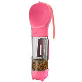 4 in1 Pet Feeder Puppy Dog Cat Water Bottle Cup Travel Pooper Scooper Outdoor