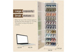 Cube DIY Shoe Cabinet Rack Storage Portable Stackable Organiser Stand Box White Door- 1 Column 2 Row