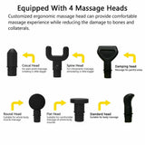 POWERFUL LCD Massage Gun 6 Heads Percussion Vibration Muscle Therapy Deep Tissue