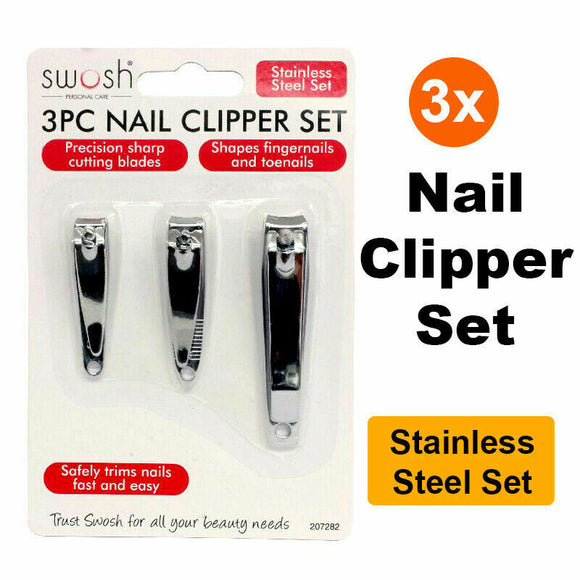 3Pcs Heavy Duty Professional Toe Nail Cutter Clipper Nippers Chiropody