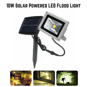 10W Solar Powered LED Flood Light
