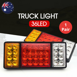 12V 36LED Tail Lights Rear Ute Trailer Caravan Truck Boat Car Indicator Lamp