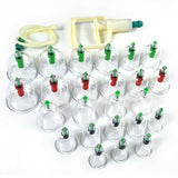 24/32 Cups Vacuum Cupping Set Massage Kit Acupuncture Suction Massager Pain Relief