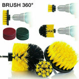 30PC Drill Brush Tub Clean Electric Grout Power Scrubber Cleaning Combo Tool Set