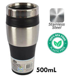 Thermos Water Travel Mug Vacuum Flask Hot Cold Drinks Insulated Coffee Cup 500ml