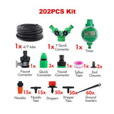 50M Hose Garden Irrigation System with Timer Plant Watering DIY Micro Drip Kits