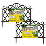 2x Fence Maintenance Plastic Garden Edging Plant Flower Border edging NEW