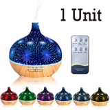 Aromatherapy Diffuser 3D Aroma Essential Oils Ultrasonic Air Humidifier Au Stock