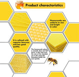 30Pcs Honeycomb Foundation Bee Hive Wax Frames Waxing Beekeeping Equipment Sheet