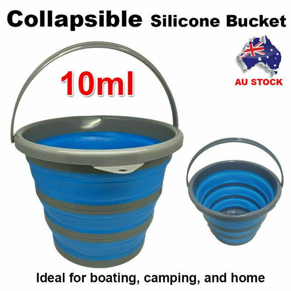 Collapsible Space Saving Deluxe 10LTR Bucket HOME BOAT CARAVAN CAMPING PARTS NEW