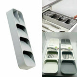 Cutlery Spoon Tray Insert Utensil Divider Organizer Kitchen Drawer Compact S4