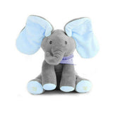 Peekaboo Talking PP Plush Elephant Baby Cotton Doll Soft Singing Stuffed Animals