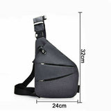 Bag Pocket NEW Waterproof Shoulder Anti-Theft Personal ON