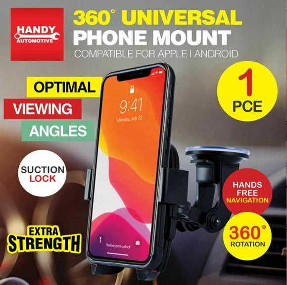360°Rotating Phone Holder Car Phone Mount Stand for iPhone Samsung