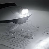 Jeweler Magnifier Head-Mounted Headband Light 2 LED Lamp Magnifying Lens Glass