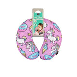 Reduce Neck Strain Bean Filled Pink Unicorn Blue Spacecraft Travel Pillow