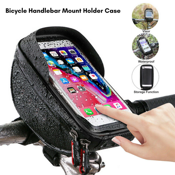 Waterproof Motorcycle Motorbike Scooter Phone Holder Bag Case For Mobile Phone