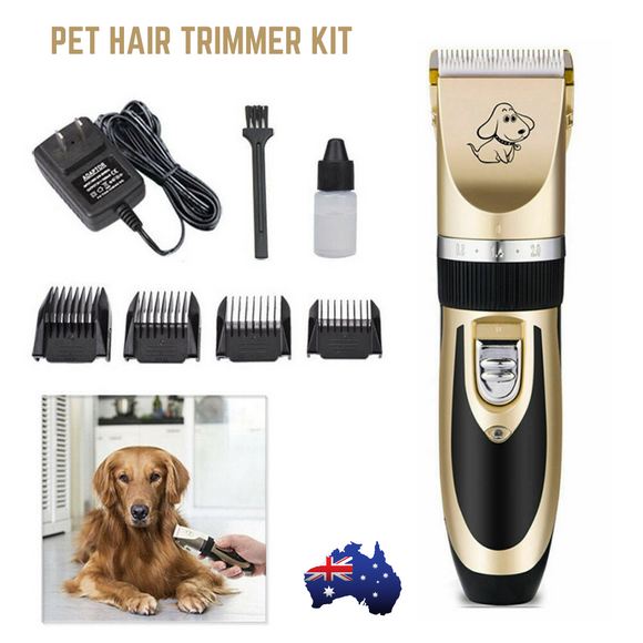 Cordless Electric Rechargeable Dog Clipper Grooming Comb Set Pet Hair Wireless