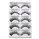 3D 5 Pairs Mink Natural Thick False Fake Eyelashes Eye Lashes Makeup Extension