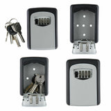 Wall Mounted High Security Steel Storage 4 Digit Key Box With Combination Lock
