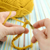 124PCS Aluminum Crochet Hooks Kit Weave Knitting Needles Sewing Tools Case