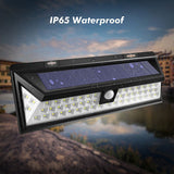 54 LED Solar Power PIR Motion Sensor Outdoor Garden Wall Light