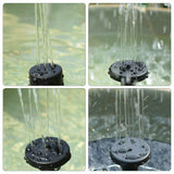 Solar Fountain Water Pump Bird Panel Garden Pond Pool Decor Submersible Watering