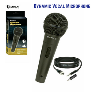 SanSai DM-300 Dynamic Professional Vocal Microphone Corded Mic for PA Studio