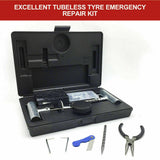 67PCS 4WD Tyre Puncture Repair Recovery Kit Heavy Duty Offroad Plug Tubeless