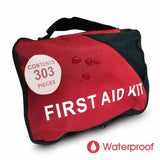 303 Pcs Emergency First Aid Kit Bag ARTG Sticker Survial Camping Family