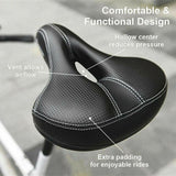 Road MTB Mountain Bike Bicycle Seat Soft Padded Cushion Saddle Spring Cover