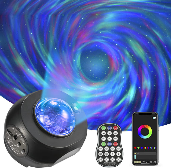 Galaxy Projector Star Ceiling Night Light Projector with Bluetooth Speaker and Remote Control